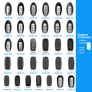 LONSDOR <strong>NISSAN</strong> LAND ROVER <strong>KEYS</strong> for KW100 K518 PRO FCV - Product Image 3