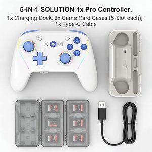 คอนโทรลเลอร์เกมไร้สาย Switch2 พร้อมไจโร 6 แกน NFC ไฟ RGB  <span class=keywords><strong>แบ</strong></span>บตั้งโปรแกรมได้ สำหรับ <span class=keywords><strong>Switch</strong></span> PC Android IOS พร้อมแท่นชาร์จ - Product Image 3