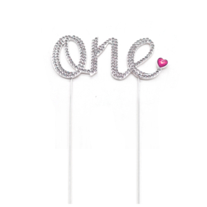 Vendita calda in argento strass per bambini 1 ° compleanno decorazioni per una <span class=keywords><strong>torta</strong></span> Topper con cuore per il primo compleanno ragazzo e ragazza - Product Image 6