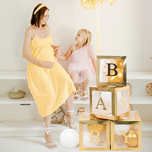 กล่องลูกโป่งใส DIY ลดราคาพิเศษ ตกแต่งงานเลี้ยงฉลองวันเกิดเด็ก งานรับปริญญา และคริสต์มาส ด้วยเลเซอร์สีทอง - Product Image 5