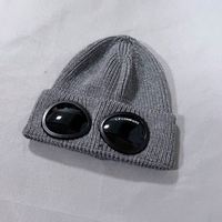 Bonnes affaires : Bonnets d'hiver tricotés doux et chauds unisexe, style bob, imprimés CP Sunglass, pour homme et femme
