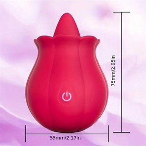 Leistungsstarker Schwing-Zungen-Vibrator für Frauen, Rose-Toy, Oraler Nippel- und Klitoris-Stimulator, Massagegerät, Erotik-Artikel, Sexspielzeug für Frauen - Product Image 5