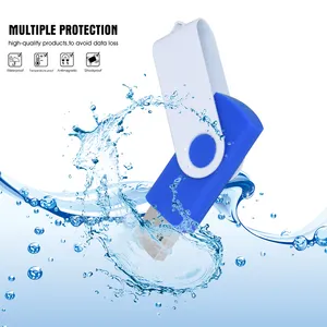 Promo Mental Swivel USB 2.0 3.0 USB Flash Drive 8GB 16GB Pendrive 32GB 64GB 128GB Custom Usb Stick Flash Memory Card