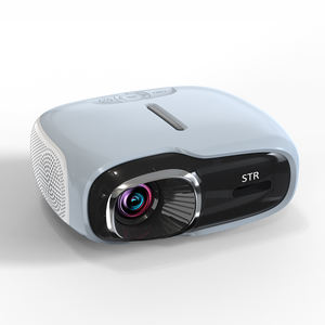 Projecteur vidéo intelligent LCD professionnel en gros, Android Wifi BT, mini projecteur portable, cinéma maison, <span class=keywords><strong>film</strong></span> 3D natif, Full HD, extérieur - Product Image 5