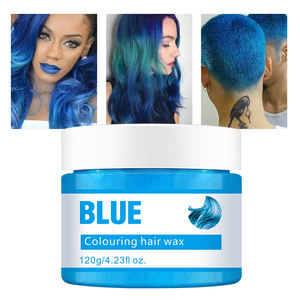 Étiquette privée OEM vente en gros argile pour hommes 5 couleurs <span class=keywords><strong>teinture</strong></span> temporaire cheveux longue tenue cire de couleur jetable - Product Image 3