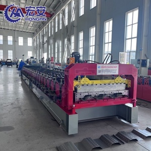 เครื่องขึ้นรูปพื้นเหล็กอัตโนมัติพร้อมระบบ PLC และเกียร์บ็อกซ์ - Product Image 2