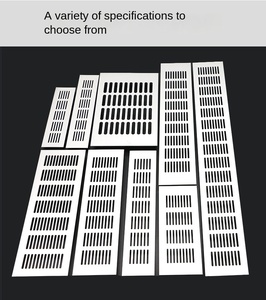 อลูมิเนียมอัลลอยด์ระบายอากาศฝาครอบช่องระบายอากาศตาข่ายตกแต่งสำหรับตู้กระจายความร้อนอุปกรณ์กระจายพลังงาน - Product Image 5
