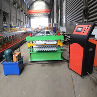 Machine de formage à froid automatique à double couche pour profilés, machine pour tôles métalliques prélaquées