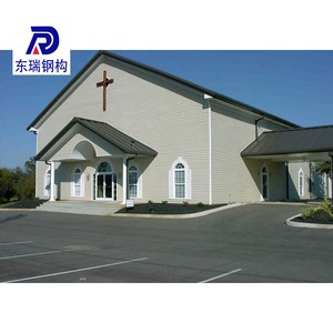 <span class=keywords><strong>Matériaux</strong></span> de construction d'église à assemblage rapide, bâtiments d'église en structure légère en acier à vendre - Product Image 3