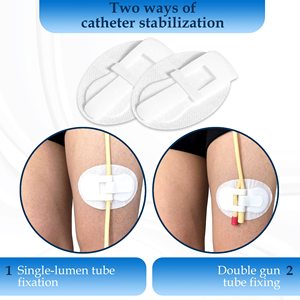 Dispositif de stabilisation de cathéter, patchs adhésifs pour tube, bande de fixation, support de pansement, fixation d'infusion, autocollant fixe, accessoires - Product Image 3