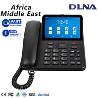 هاتف مكتبي ذكي DLNA ZT9300 بشاشة لمس 5 بوصة، نظام أندرويد، واي فاي، 4G، هاتف فيديو للأعمال والمكاتب والاستخدام المنزلي