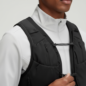 เสื้อกั๊กสะท้อนแสงสำหรับวิ่งเสื้อกั๊กกระเป๋าคาดอกใส่โทรศัพท์มือถือเสื้อกั๊กใส่วิ่งน้ำหนักเบา - Product Image 6