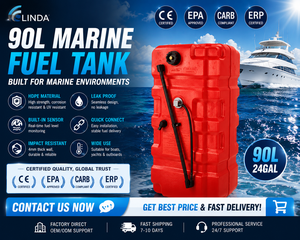 Réservoir de carburant marin Ce Epa Carb 90L avec capteur de niveau de carburant, réservoir de carburant portable en HDPE <span class=keywords><strong>pour</strong></span> <span class=keywords><strong>moteur</strong></span> <span class=keywords><strong>hors</strong></span>-<span class=keywords><strong>bord</strong></span>, autres fournitures marines - Product Image 6