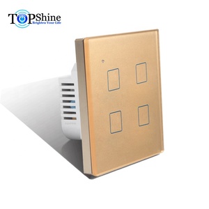 Không có trung tính có dây <span class=keywords><strong>Wifi</strong></span> tường interruptor 4 gang cuộc sống thông minh <span class=keywords><strong>Wifi</strong></span> cảm ứng chuyển đổi tương thích với Google nhà và Alexa - Product Image 2