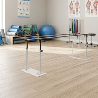 Barres parallèles pliables en acier portables pour la rééducation médicale, la physiothérapie, la marche et l'entraînement des membres inférieurs