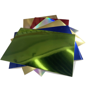 250gsm A4 taille émeraude brillant visage feuille de métal miroir <span class=keywords><strong>carte</strong></span> Premium <span class=keywords><strong>carte</strong></span> étincelante artisanat Flash <span class=keywords><strong>carte</strong></span> - Product Image 2