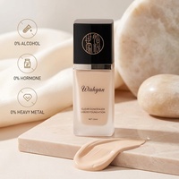 Fond de teint liquide hydratant non gras à couvrance totale Wishgan, fond de teint liquide en gros, marque privée, 30 ml