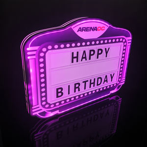 Señal de letra Led personalizada de fábrica, tablero de mensajes de señal Digital, marquesina Led, presentador de botella Vip, caja de luz Led, pantalla de visualización Led - Product Image 2