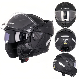 Casco de Motocicleta Modular LS2 FF910 ADVANT2 con Doble Visor Antivaho, Abatible 180 Grados y en Perfectas Condiciones - Product Image 3