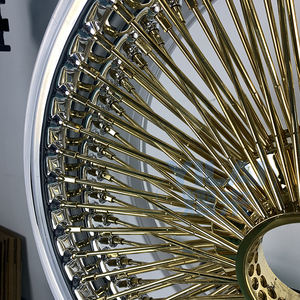 Vente en gros de nouvelles jantes en alliage d'acier à roues avant dorées, 15-22 pouces, luxe, course, ajustement universel, haute performance, automobile - Product Image 3