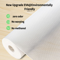 Tapis antidérapant en EVA non adhésif pour étagères de cuisine et tiroirs, tapis imperméable pour placards et tiroirs