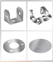 Composants de pliage et d'estampage de tôles de haute précision, supports métalliques galvanisés sur mesure OEM pour l'automobile, le médical et l'industriel