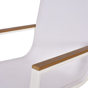 Ensemble <span class=keywords><strong>de</strong></span> bistrot en métal textilence 3 pièces <span class=keywords><strong>table</strong></span> blanc ensemble <span class=keywords><strong>de</strong></span> bistro extérieur adultes <span class=keywords><strong>camping</strong></span> chaise berçante - Product Image 6