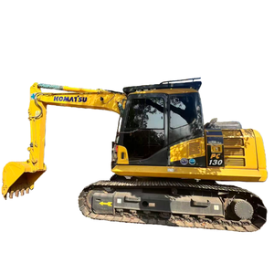 Excavadora de Orugas KMATSU PC130 USADA, Fabricada en Japón, 13 Toneladas, Maquinaria de Construcción de Segunda Mano, Excavadora Mediana KMATSU PC130 - Product Image 1
