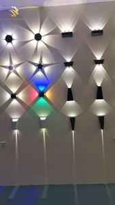 RGB colorato <span class=keywords><strong>da</strong></span> parete impermeabile a LED di induzione luce <span class=keywords><strong>Applique</strong></span> per giardino decorazione esterna altamente efficiente Touch Control - Product Image 6