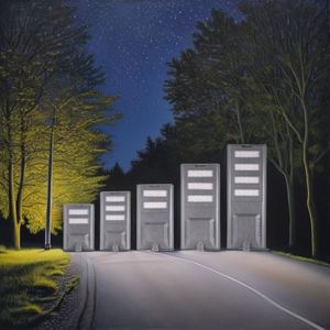 Farolas Solares LED de 200W y 600W, Diseño Impermeable para Exteriores, Solución de Iluminación Ecológica - Product Image 4