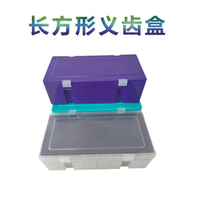 Dental Prosthesis Case Plastic Full Mouth Delivery <b>Box</b> With Foam Insert For <b>Denture</b> Storage - Product Image 2