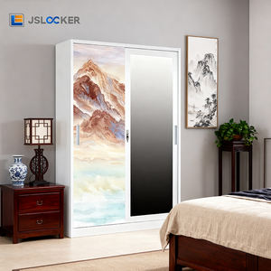 OEM/ODM Armoire de rangement en acier de qualité stable pour vêtements Armoire de placard en métal Taille personnalisée - Product Image 1