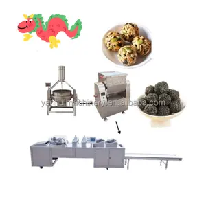 Grain ball production line nuts making ball/sesame ball for small industry machine