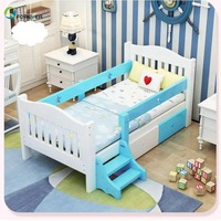 Lit convertible en bois massif de style nordique moderne pour enfants, meubles confortables pour le salon, fabriqué en Chine