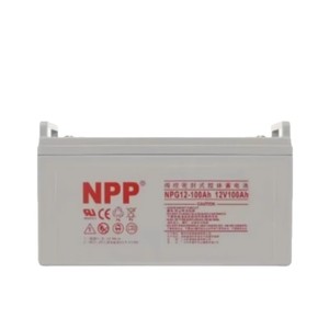 แบตเตอรี่เจลแบบปิดผนึก NPP 12V รอบลึก100Ah สำหรับระบบจัดเก็บพลังงานแสงอาทิตย์ - Product Image 1
