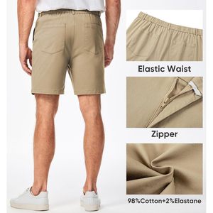 FOXA Short cargo décontracté en sergé de coton pour homme, respirant, avec poches, idéal pour l'été - Product Image 2