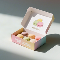 Boîte d'emballage en papier personnalisée pour macarons, desserts sucrés, bonbons, chapeaux, sushis, gâteaux, pain, vêtements, chaussures, maquillage, casquettes