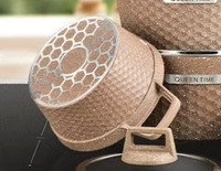 Ensemble de casseroles en granit de luxe 10 pièces, antiadhésif, en aluminium forgé, sans PFOA, outils professionnels