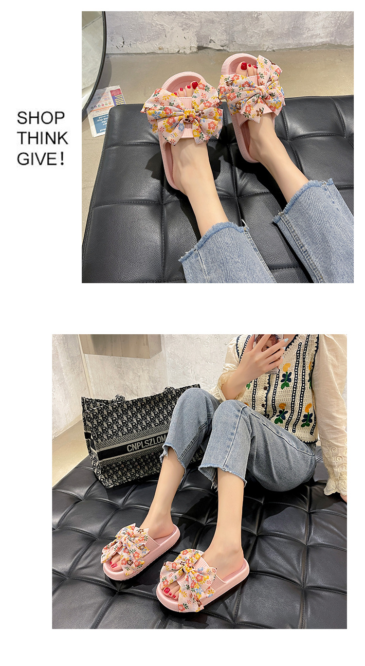 Women EVA Platform Slippers Cute Home Slides Summer Beach Sandals Fashion Flat Shoes