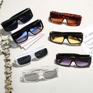 Gafas de Sol Steampunk Vintage de Moda 2020 para Hombre y Mujer, Lentes Degradadas UV400, Gafas de Sol Cuadradas Extra Grandes - Product Image 4