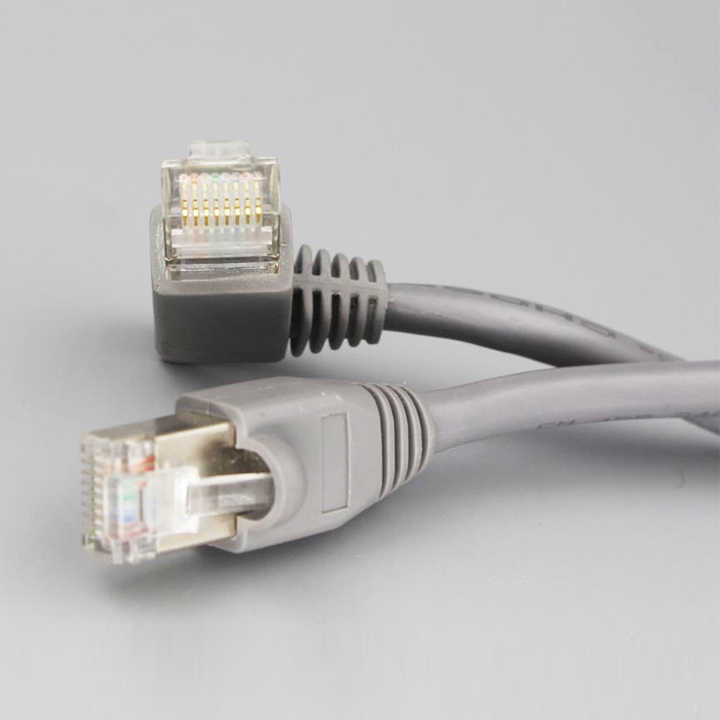 Ethernet right angle Cat5 Cat5e Cat6 Cat6a Cable 90 Degree L Shape ...