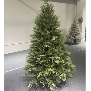 Factory Direct Fir Shape Prelit Artificial <b>Christmas</b> Tree PE PVC Branch Outdoor Fat Luxury <b>Christmas</b> Tree With Warm Led - Product Image 3