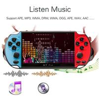 Console de jeu portable rétro X12 Plus 7 pouces 128 bits de qualité supérieure à prix abordable pour jeux PSP