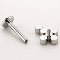 Boucles d'oreilles classiques minimalistes en acier inoxydable plaqué or 18 carats, hypoallergéniques, accessoires haut de gamme pour femmes, usine Kaishee