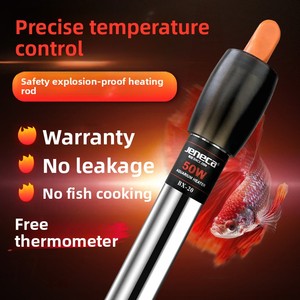 Jeneca-Chauffe <span class=keywords><strong>Aquarium</strong></span> Automatique Écologique, Thermostat de 25W, Tige de Chauffage Réglable, Cylindre d'Eau de 25W/50W/100W/200W - Product Image 1