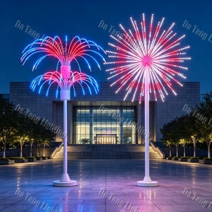 Celebration Focused Firework <b>Trees</b> Turn Open Venues into Brighter Festive Destinations for Evening Crowds - Product Image 6