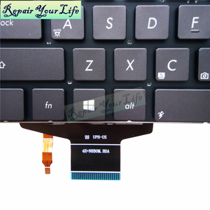 Bàn phím máy tính xách tay có đèn nền tiếng Anh của chúng tôi cho Asus ux51 ux51vz U500 u500vz bx51vz 0knb0-6624us00 thay thế bàn phím màu đen mới - Product Image 4