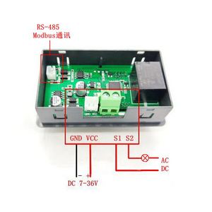 Temporizador de Retardo de Bucle Infinito de 12V/24V/36V |   Módulo de Relé de Tiempo Digital con Pantalla a Color y Bucle Infinito Modbus W789 - Product Image 6