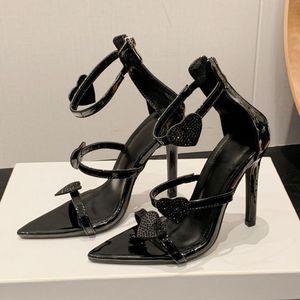 Dropshipping, Sandalias con Punta Abierta, Tacones de Mujer, Zapatos de Tacón de Lujo 2024 para Dama - Product Image 5