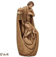 Vendeur chaud Sainte Famille Résine Statue Décoration De Noël Catholique Saint Statue